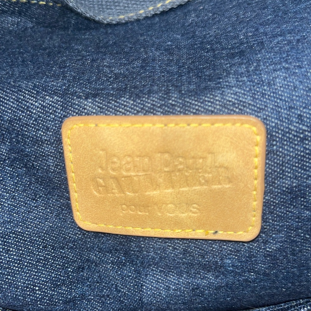 Jean Paul Gaultier Denim Blue Men's Bag